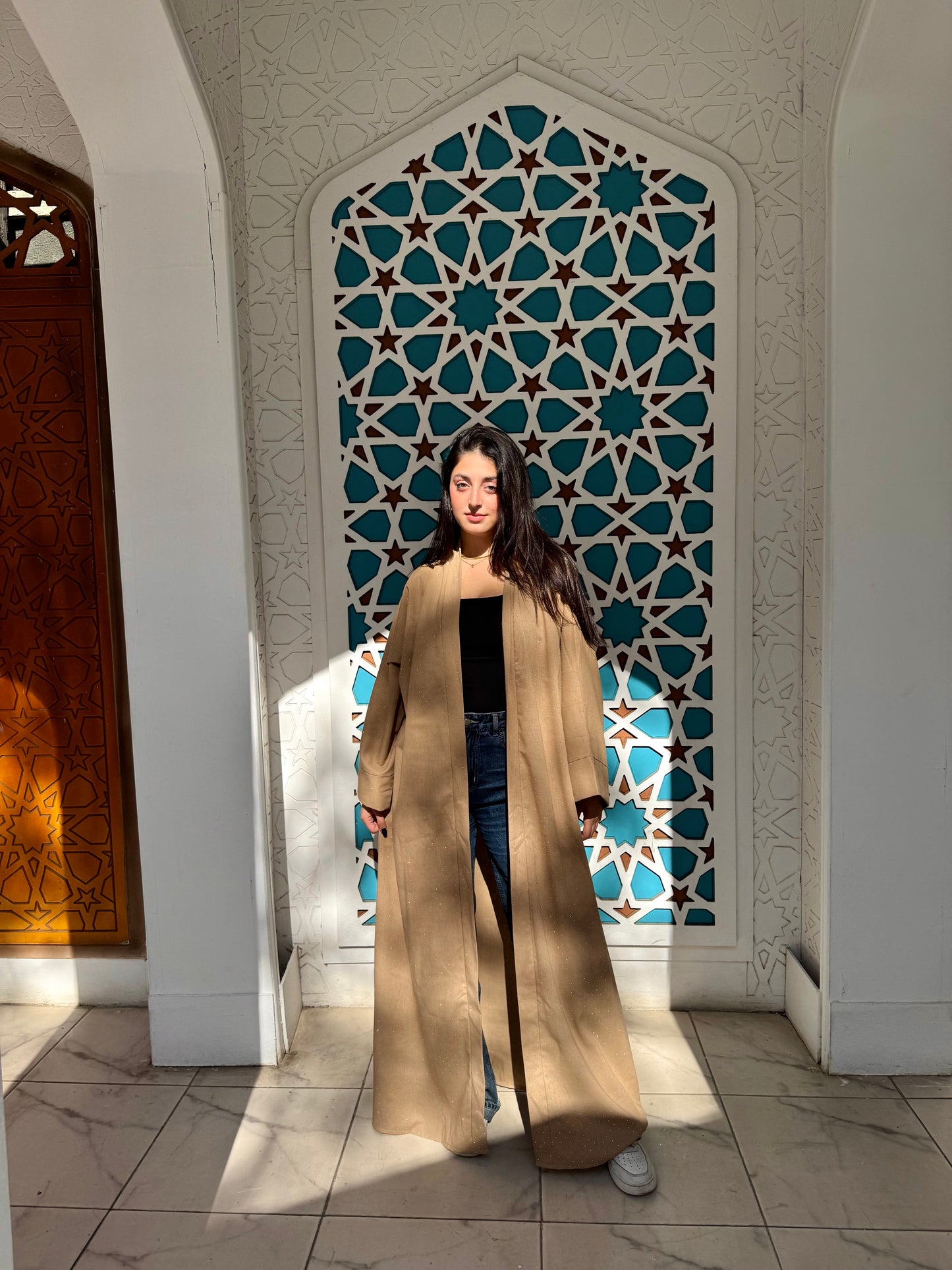 Mocha Najma 2 in 1 Kaftan