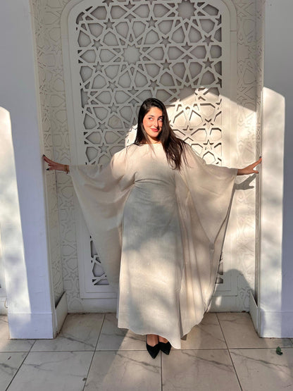 Cream Layali Abaya