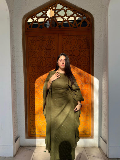 Olive Layali Abaya